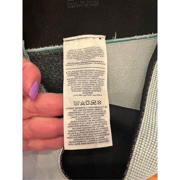 Nike Sculpt Lux Icon Clash 7/8 Seamless Dri-Fit Knit Leggings sz L NWOT - Picture 7 of 7